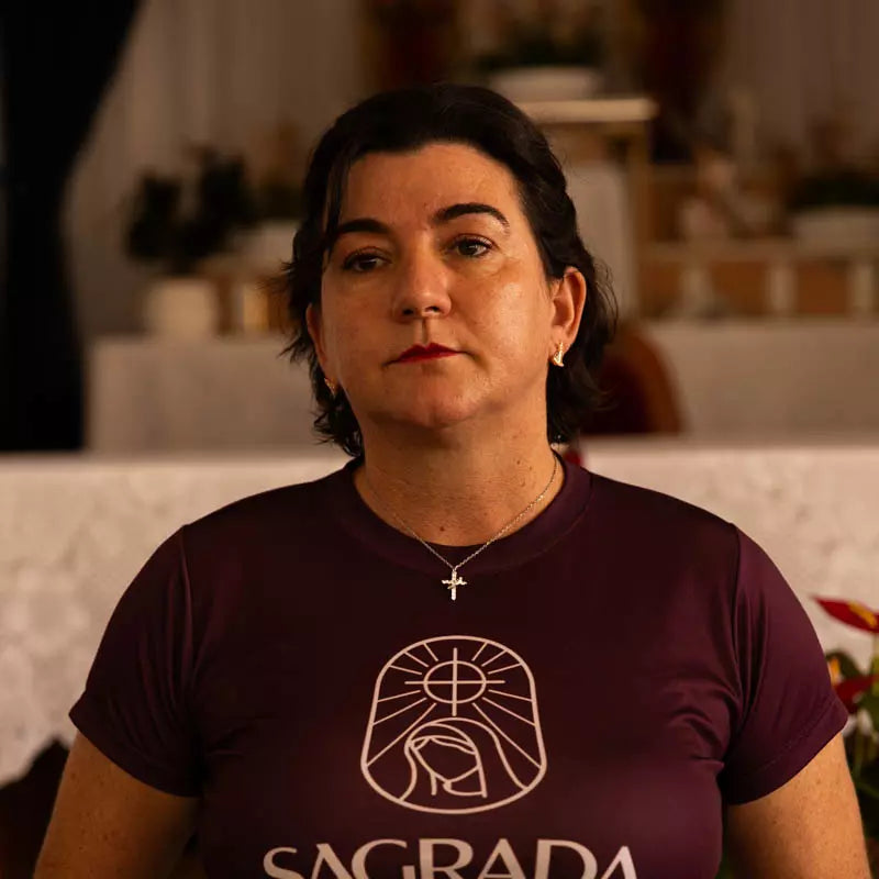 Colar Cruz e Coroa de Cristo – Ouro e Prata