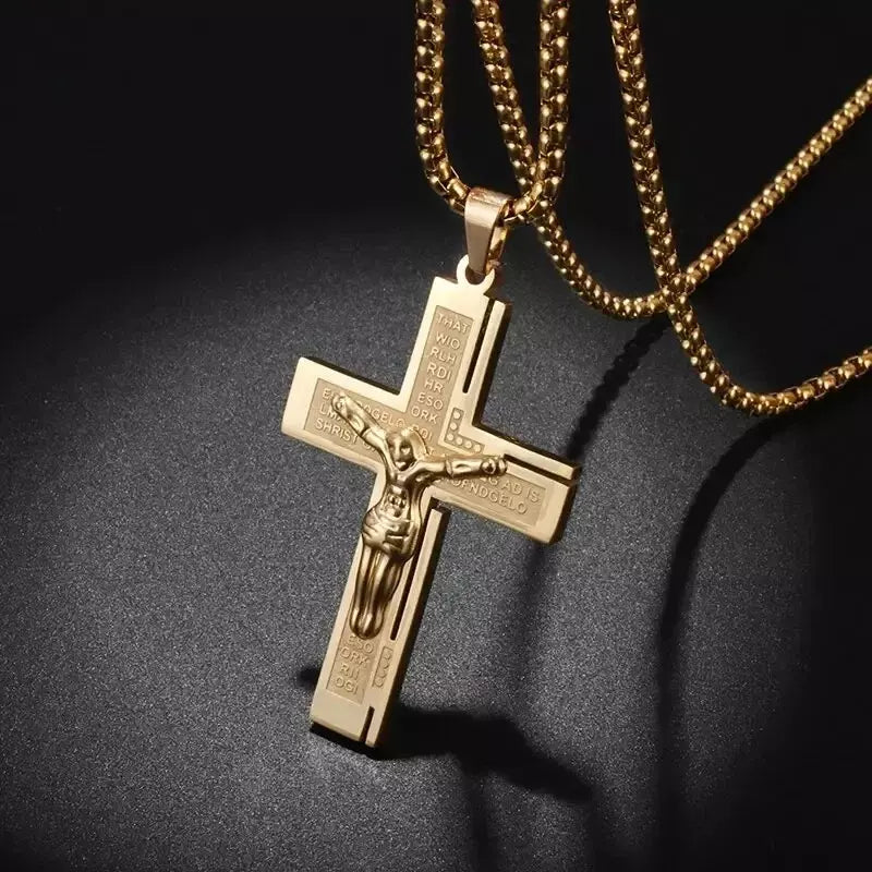 Colar de Cruz Jesus
