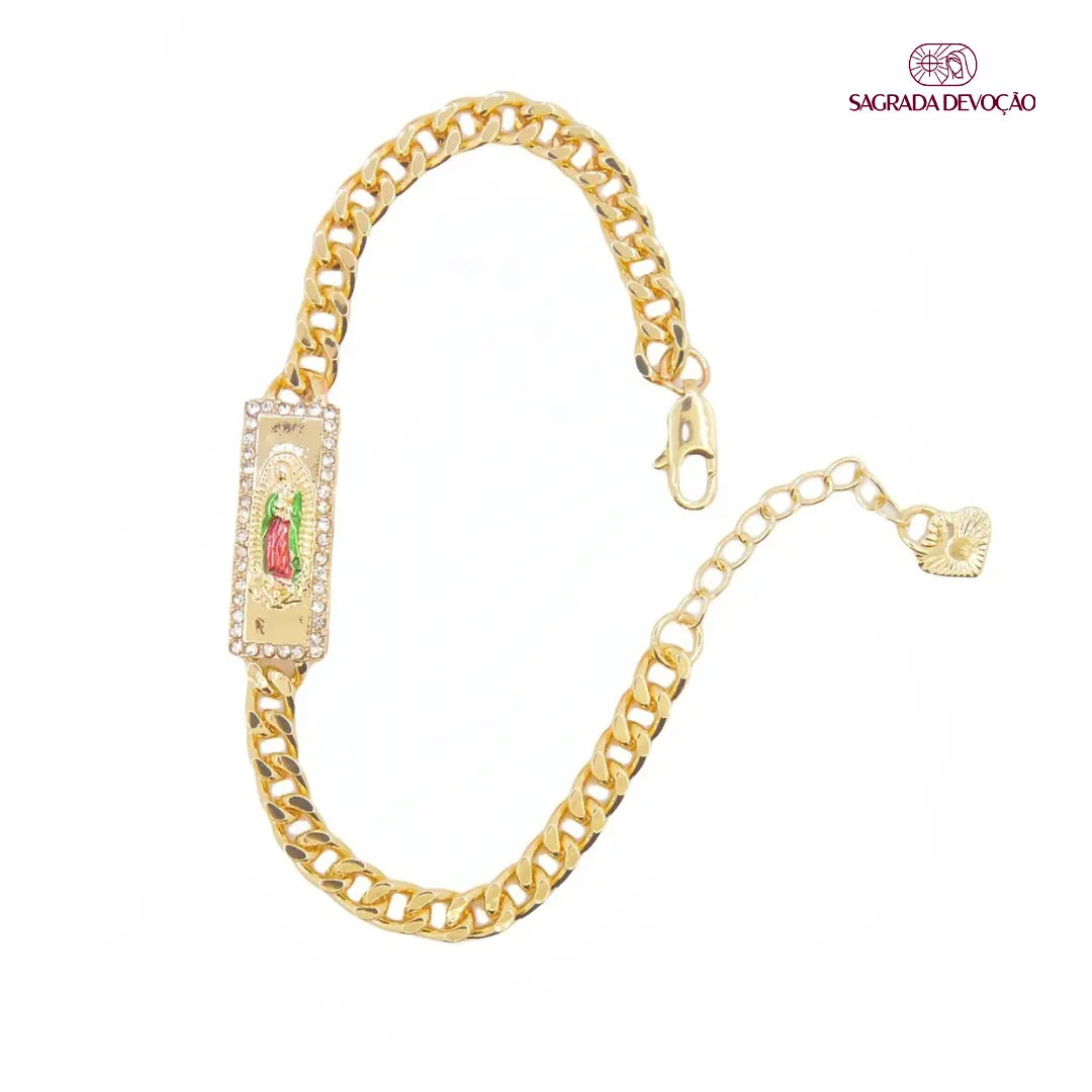 Pulseira Virgem Maria Luxo