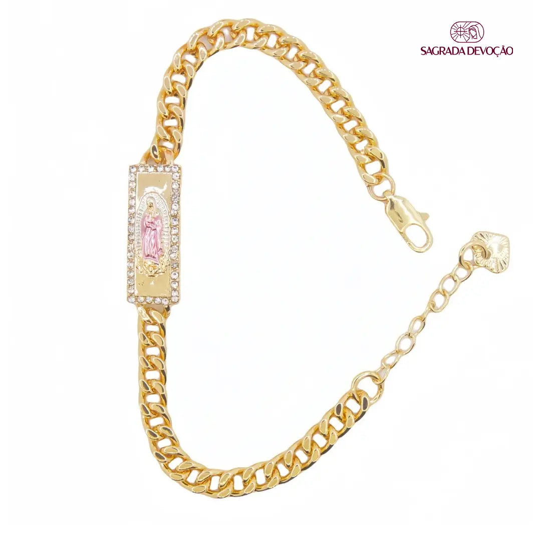 Pulseira Virgem Maria Luxo