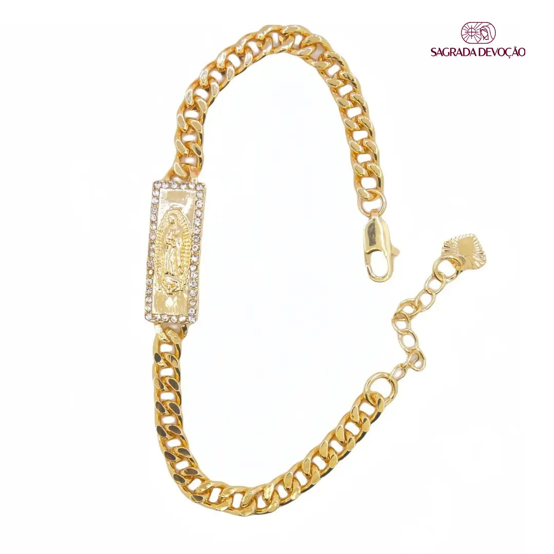 Pulseira Virgem Maria Luxo
