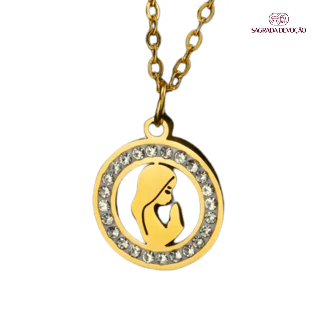 Colar Maria de Nazaré Cristal