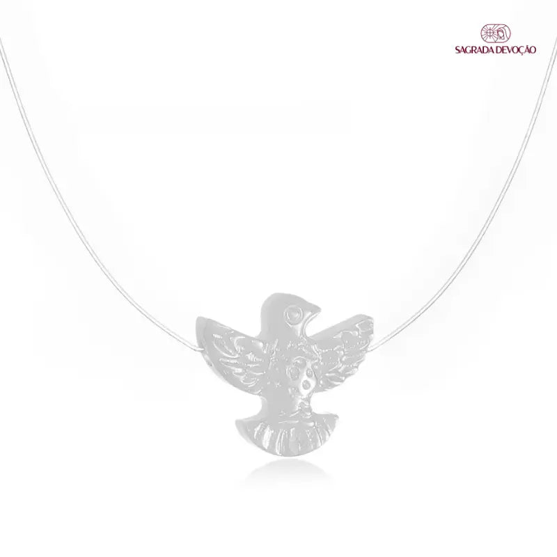 Colar Espírito Santo de Madrepérola no fio de nylon