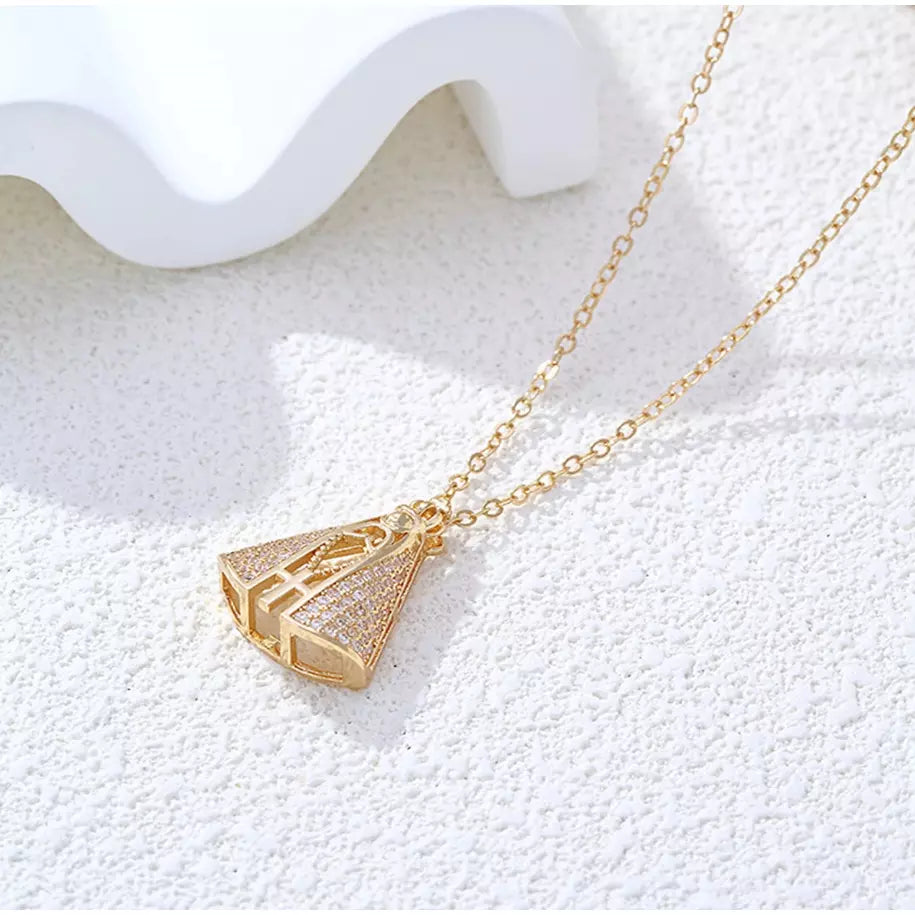 Colar de Nossa Senhora Aparecida - Zircônias Premium