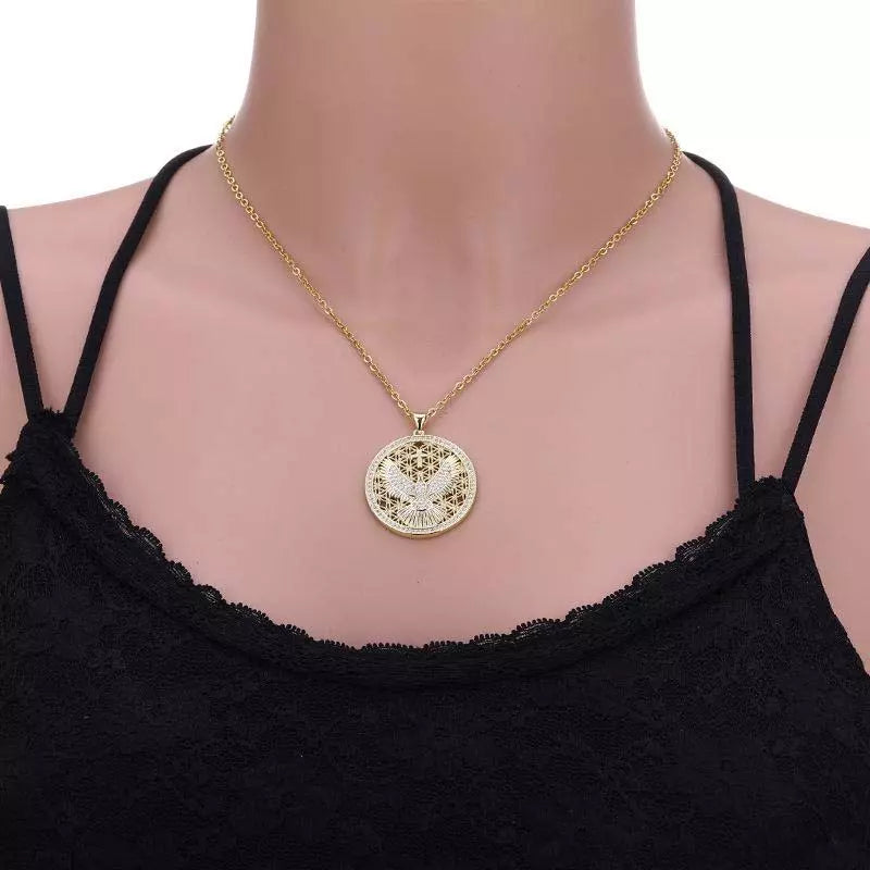 Colar Espirito Santo - Folheado a Ouro