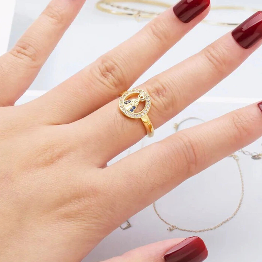 Anel Nossa Senhora Aparecida – Ajustável