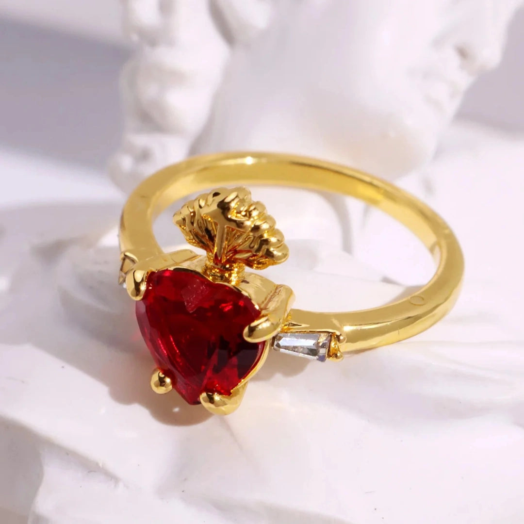 Anel Sagrado Coração de Jesus - Luxo e Devoção