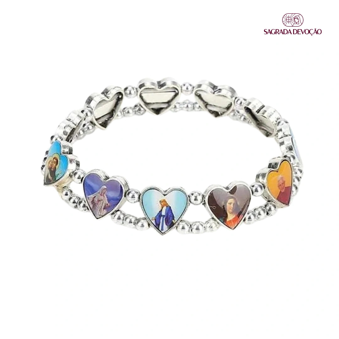 Pulseira Corações Sagrados