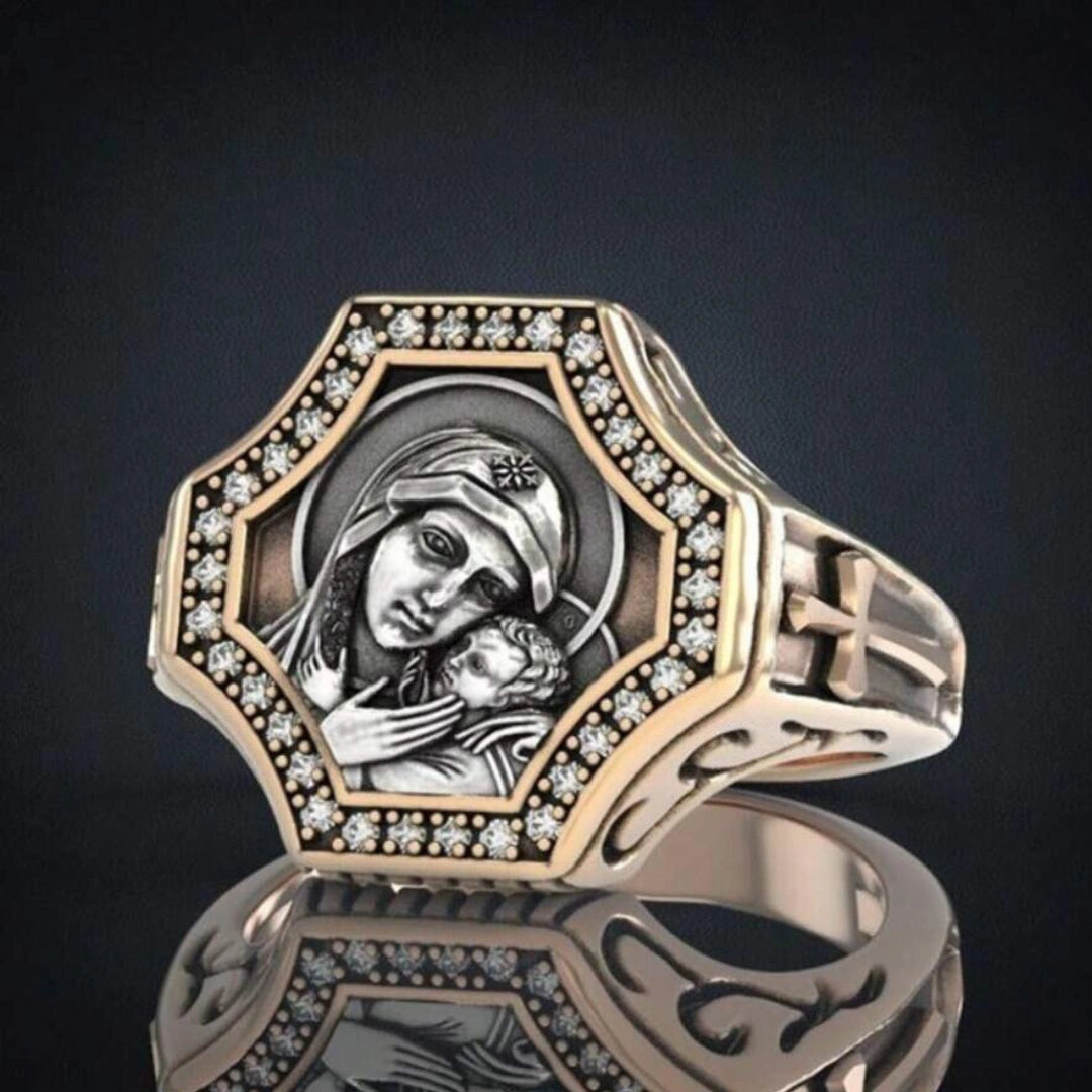 Anel Sagrado Amor de Maria e Jesus