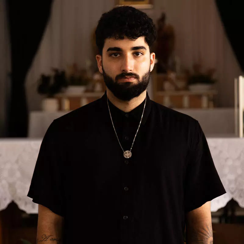 Escapulário São Bento Tradicional ou Vazado Prata – Escapulário Religioso Masculino e Feminino