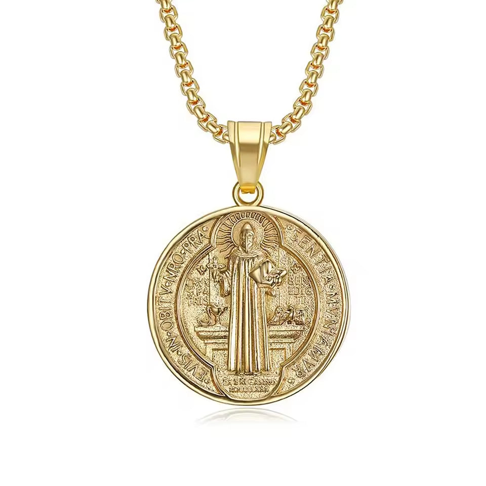 Colar São Bento – Medalha Religiosa Masculino e Feminino